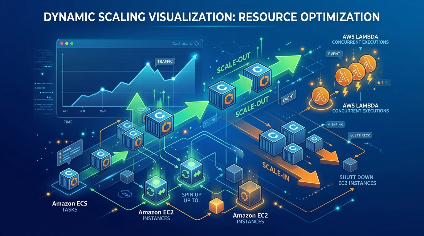 AWS Auto Scaling Strategies: EC2, ECS, and Lambda