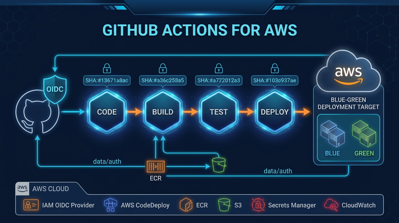 GitHub Actions for AWS: Secure CI/CD Pipeline Patterns That Ship Code Safely